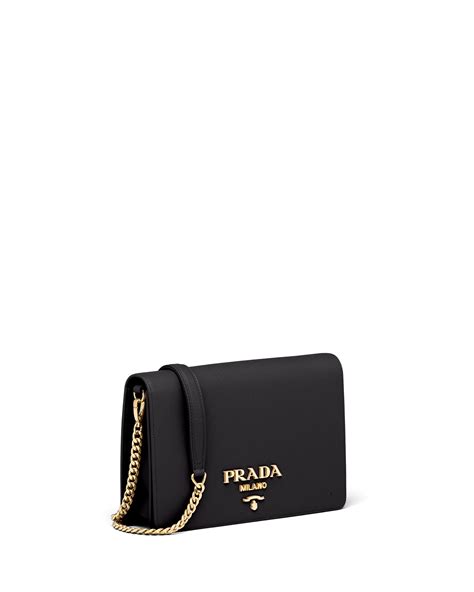 prada saffiano leather chain pouch|prada saffiano leather mini bag.